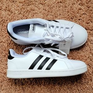 Adidas Women's Grand Court Shoe, 7.5, White